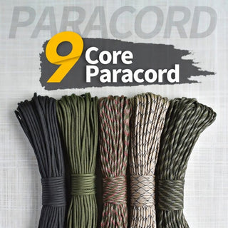 550 Military Paracord 9 Core Rope 31 Meter Tactical Cord