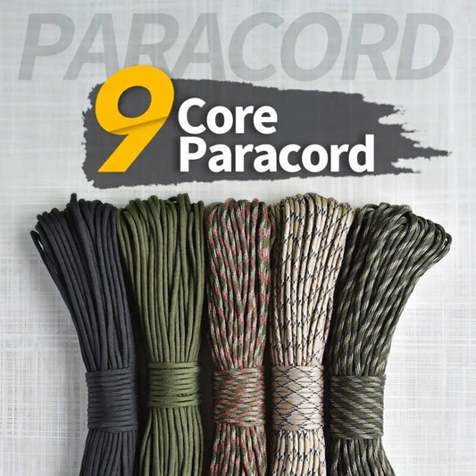 550 Military Paracord 9 Core Rope 31 Meter Tactical Cord