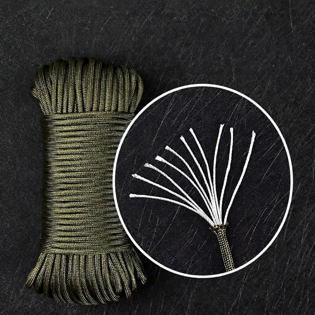 650 Military 10 Core Paracord Rope Outdoor Survival Camping Bundle