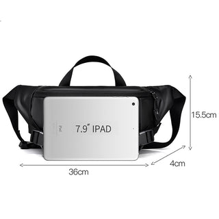 Mens Crossbody Multifunctional Waterproof Chest Shoulder Bag
