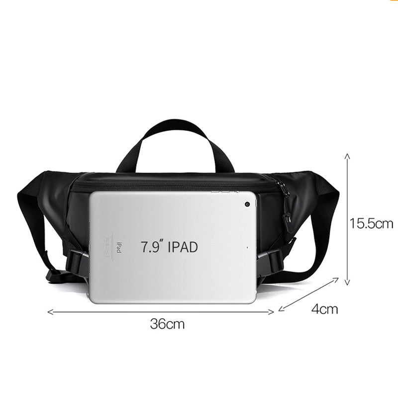 Mens Outdoor Chest Crossbody Large Capacity Shoulder Bag