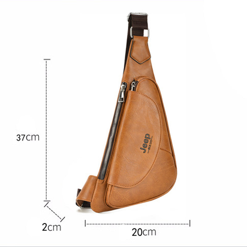 Mens Stylish Crossbody Chest Shoulder Messenger Bag