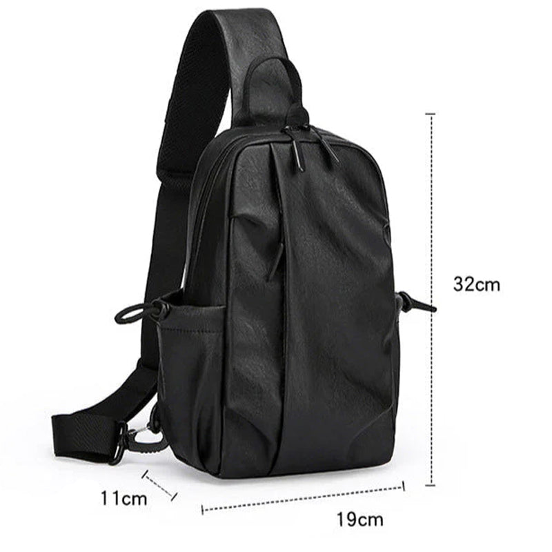 Trendy Waterproof Men’s Chest Crossbody Bag Travel Shoulder Pack