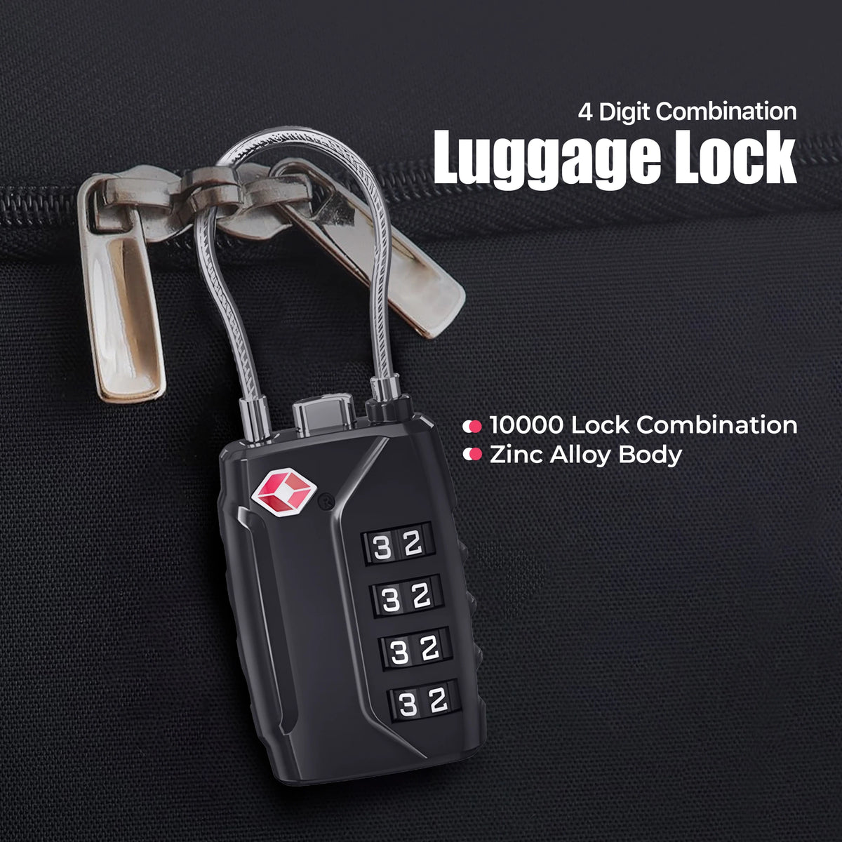 customizable combination lock in javascript - Images... TSA Certified Custom combination lock for luggage & bags – Trekmad
