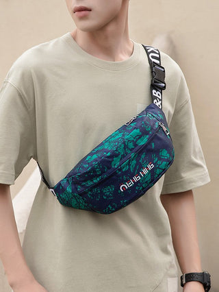 Trendy Camouflage Men’s Chest Messenger Bag Leisure Travel Crossbody