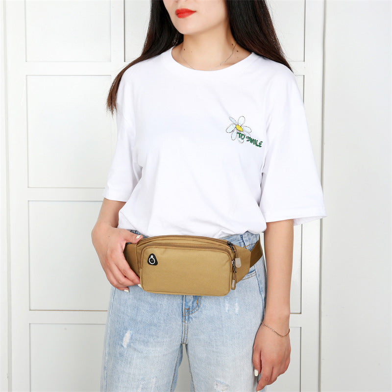 Durable Oxford Cloth Outdoor Waterproof Waist and Crossbody Bag