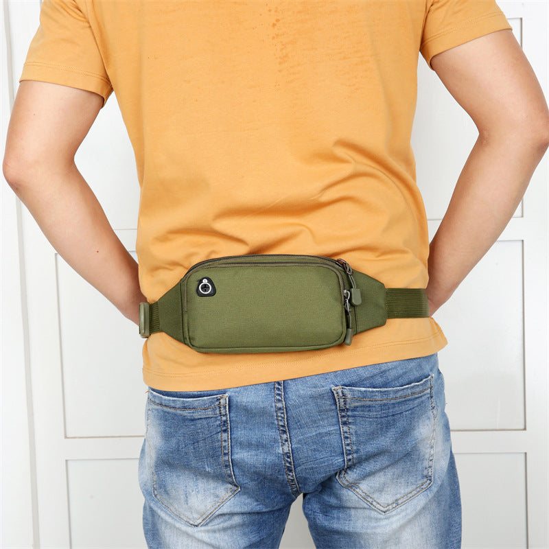 Durable Oxford Cloth Outdoor Waterproof Waist and Crossbody Bag