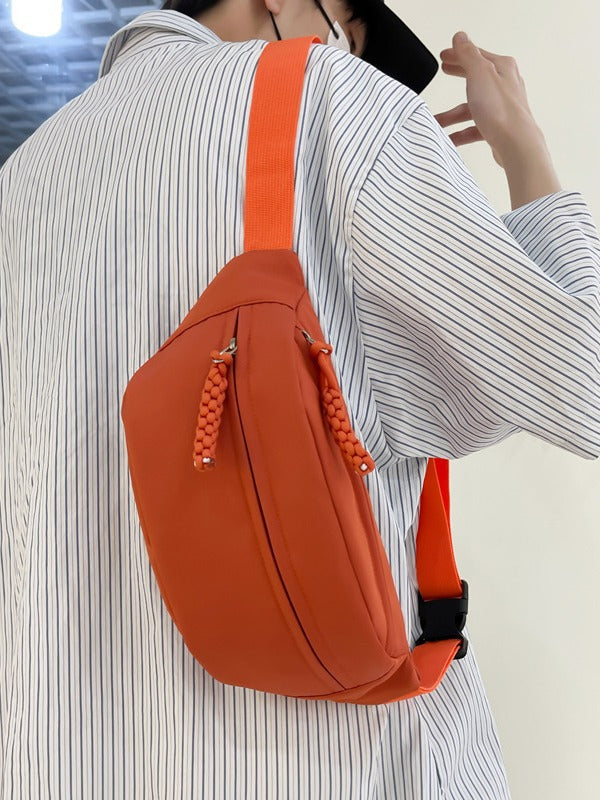 Street Style Minimalist Chest Bag Casual Crossbody Pack