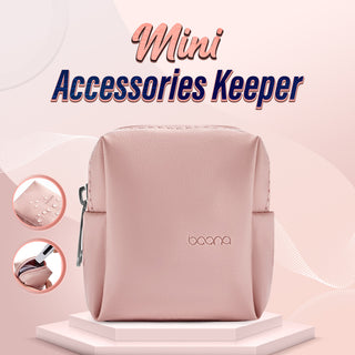 Baona leather mini portable multi-function digital storage bag