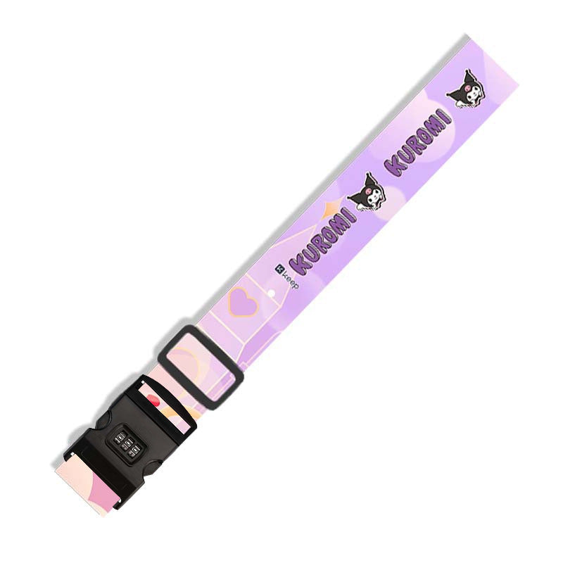 Polyester Luggage Strap With Clasp and Print