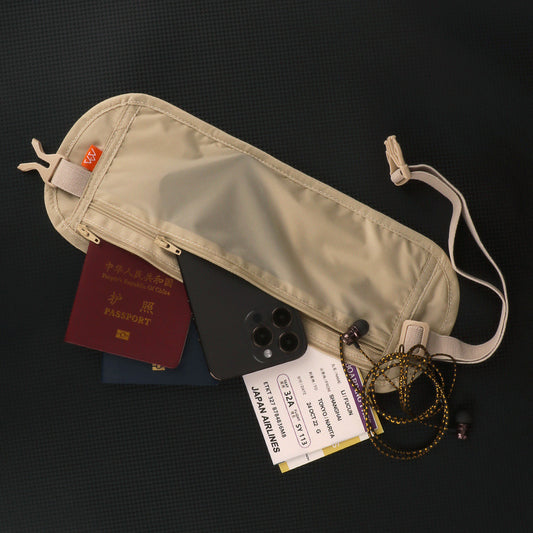 Anti-Theft Waist Bag for Passport and Travel Documents