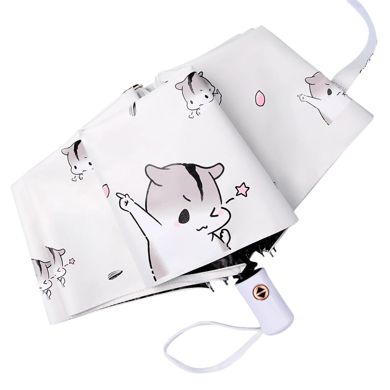 Fully automatic, functional, cute cartoon print umbrella