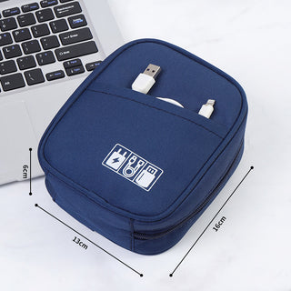 Large capacity  shockproof power charger, data cable storage bag