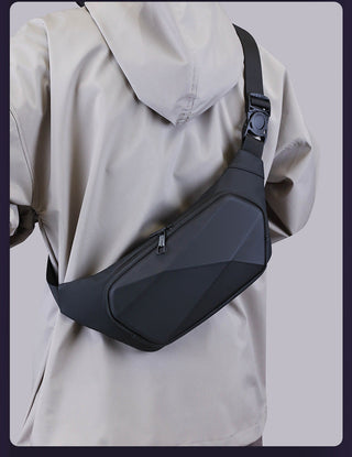 Mens Motorcycle EV Shell Waist Crossbody Shoulder Bag