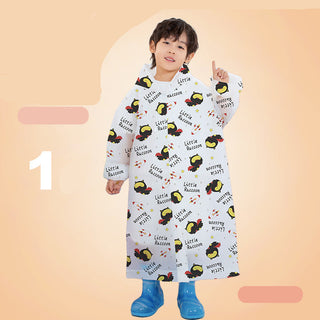 Disposable Card Raincoat for Kids and Adults with Cartoon Prints