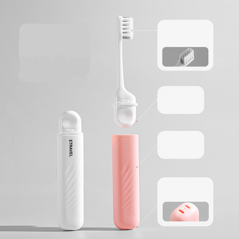 Transmit Foldable Travel Toothbrush Soft Bristles