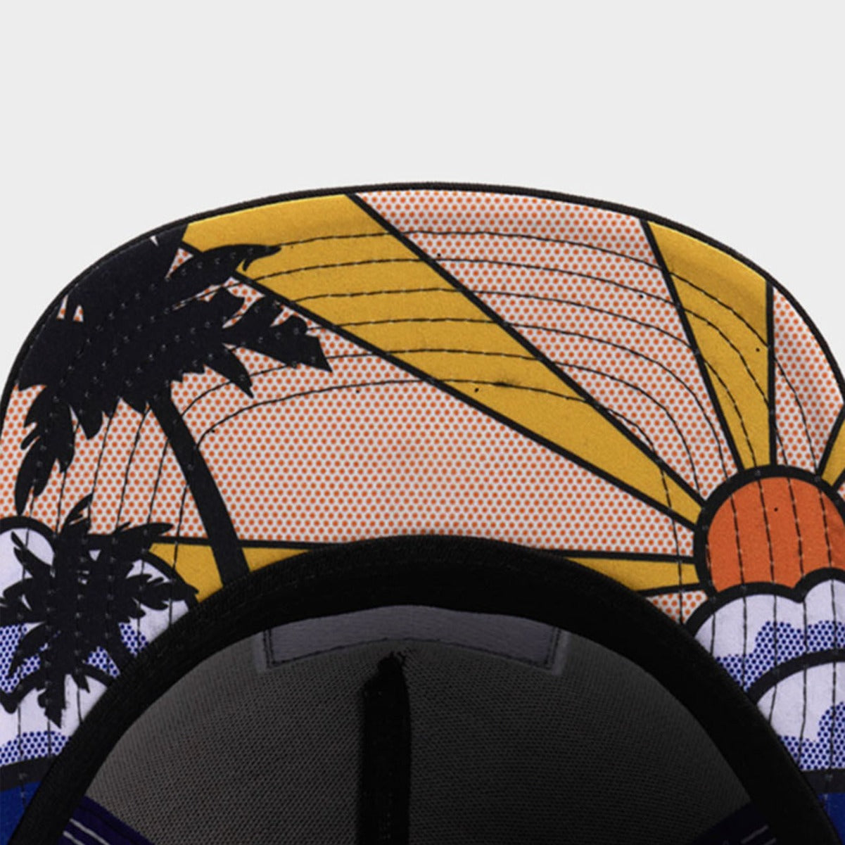 Pacenstein hip hop character snapback flat brim hat.
