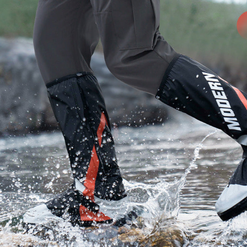 Zhengyu PVC Waterproof Shoe Covers Set High-Top Non-Slip Rain Boots for Adults