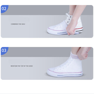 Non-Slip Silicone Shoe Covers Mid-Tube