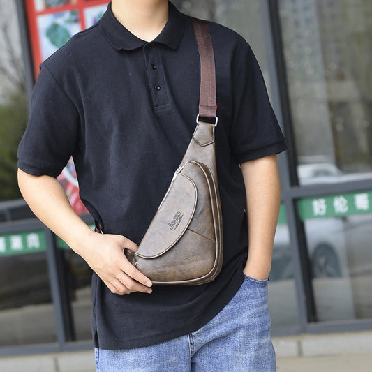 Mens Stylish Crossbody Chest Shoulder Messenger Bag