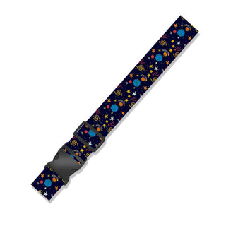 Ethnic style one-line travel polyester luggage strap