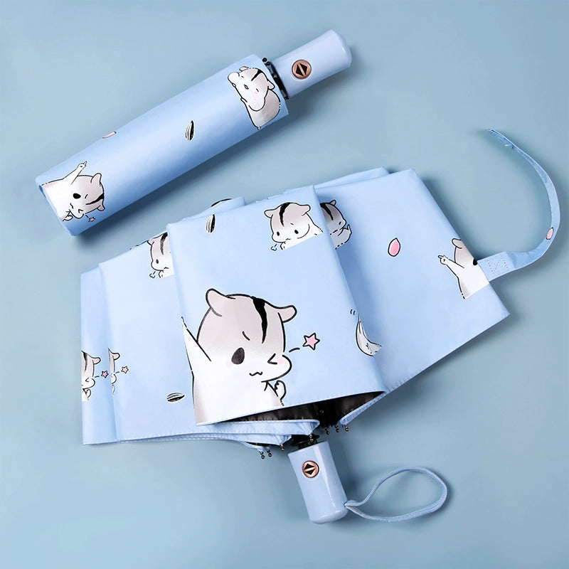 Fully automatic, functional, cute cartoon print umbrella