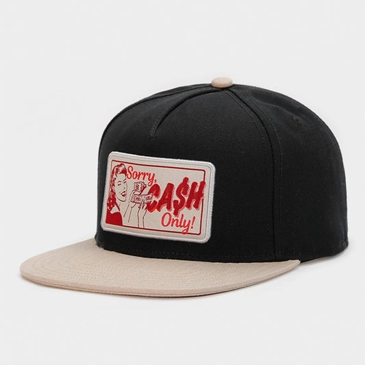 Hip-Hop Flat Brim Snapback Urban Style Cap