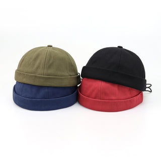Round Top Reflective drawstrings Sailor Cap