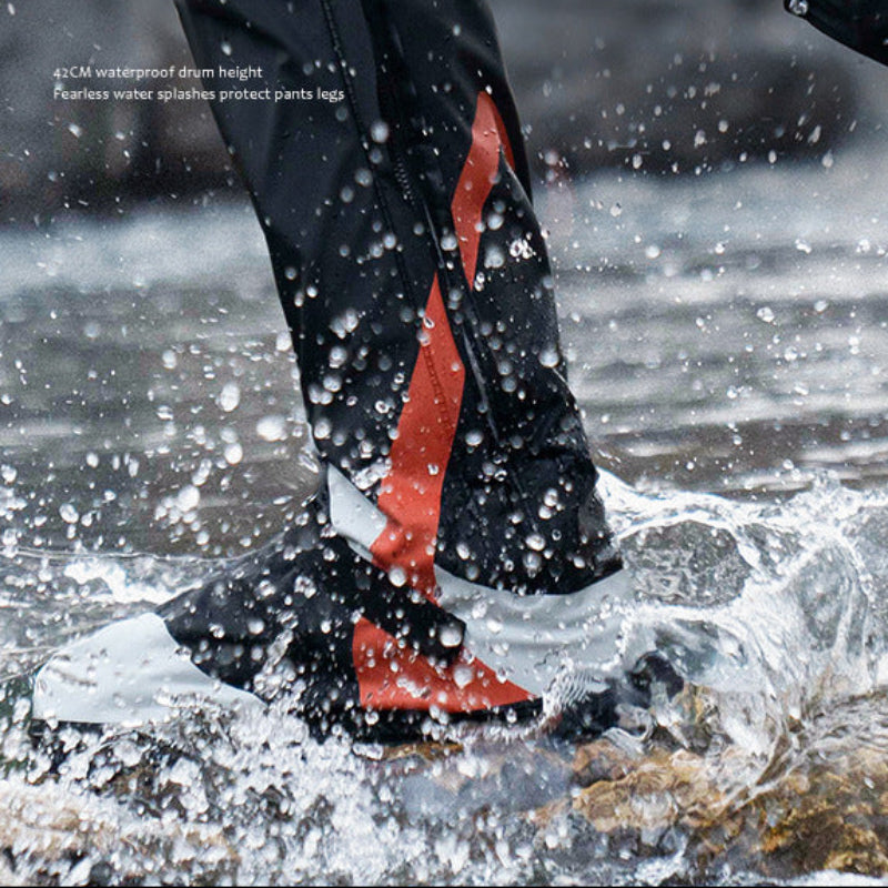 Zhengyu PVC Waterproof Shoe Covers Set High-Top Non-Slip Rain Boots for Adults