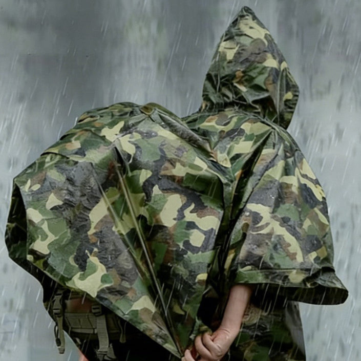 Daemon Emergency Raincoat Retroreflective Windproof Hiking Survival Multiple Colors