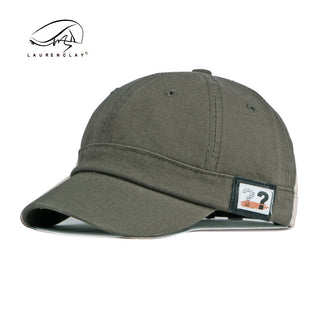 Short brim casual and versatile outdoor baseball cap
