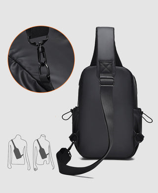 Waterproof Travel Chest Bag Mens Crossbody Shoulder Sling Pack
