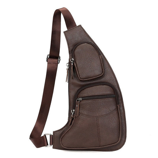 Mens Outdoor Chest Crossbody Anti-theft Shoulder Bag