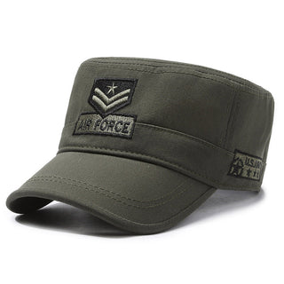 New outdoor embroidered flat cadet cap