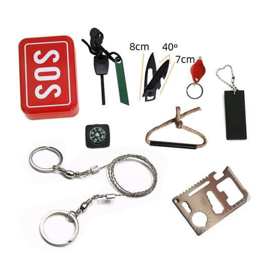 SOS First Aid Survival Box