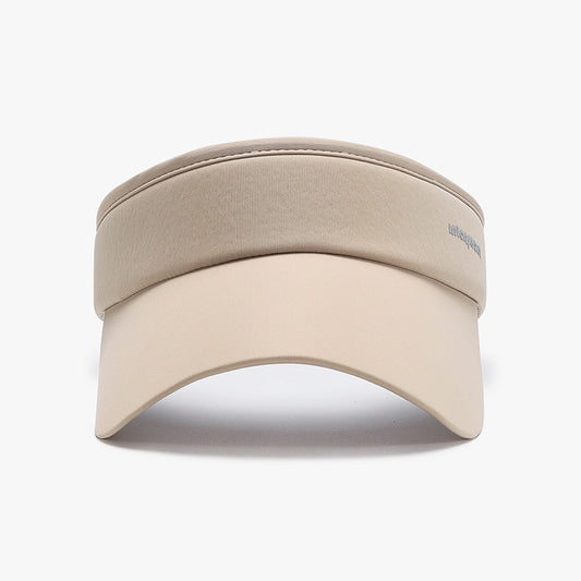 Anti-ultraviolet large brim running empty top sunshade cap