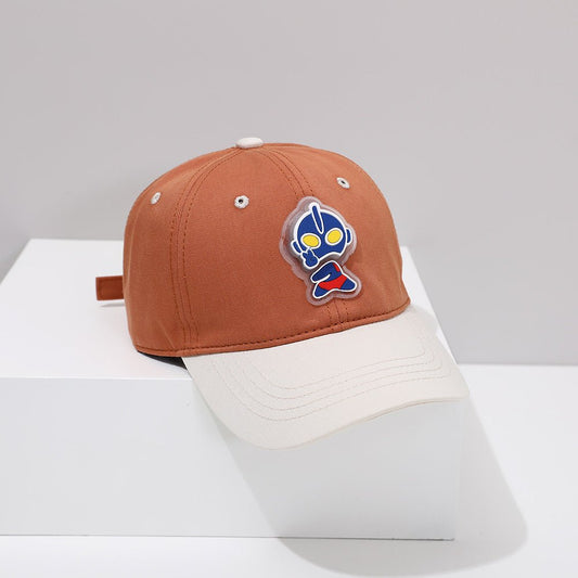 Korean Style Ultraman Lightning Baseball Cap for Kids