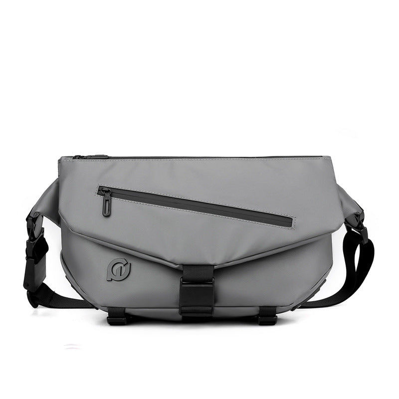 WEPOWER Men's Chest Bag Large Capacity Waterproof Nylon Bag