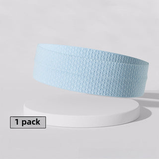 Running and fitness sweat absorbent embroidery hair band