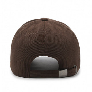 New corduroy letter embroidery baseball caps