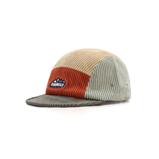 Winter new corduroy color-blocked short brim