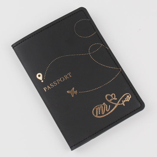 PU leather Travel Passport Cover & Card ID Holder