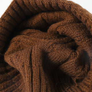 Jacquard warm cold outdoor warm inside fleece beanie