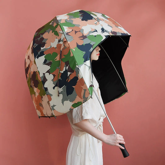 Helmet Shape umbrellas, UV and rain hats