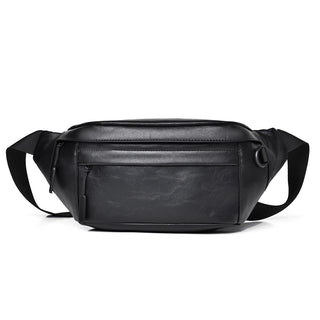 Mens Casual Waist Chest Crossbody Shoulder Bag with Multi-layer Capacity