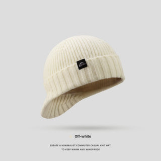 Winter Knitted Men's Outdoor Cotton Thickened Warm Woolen Cap