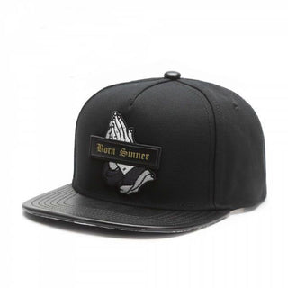 Black Hip Hop Flat Brim adjustable Snapback Hat