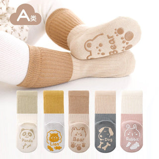 Double Layer Children's Winter Non-slip Padded  Floor Socks