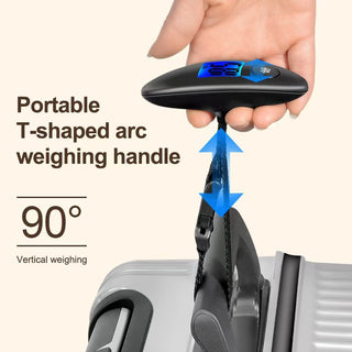 Portable Luggage Handheld Electronic Scale 40kg Black