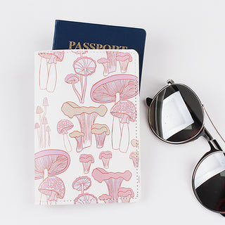 PU leather print Travel Passport Cover Card ID Holder